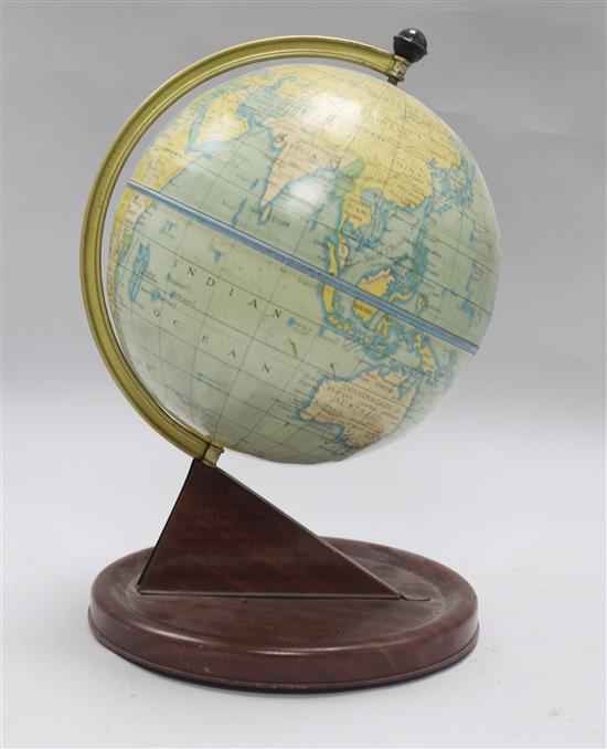Toy cars, globe and mechanical North American toy drummer